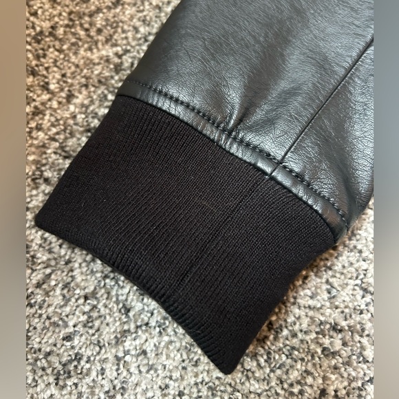 Halogen faux leather bomber jacket size XL - Picture 8 of 8